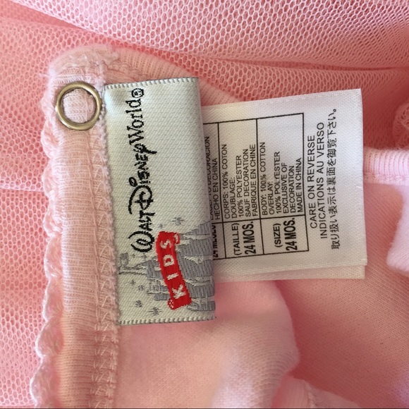 DISNEY World PRINCESS Tulle Pink Pink Dress 24M KBB - Picture 5 of 5